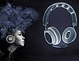 Змінна пластина для 3D-світильників "Навушники" 3DTOYSLAMP, фото 2