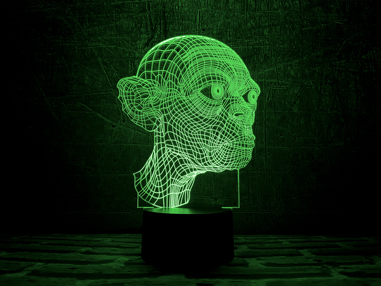 Змінна пластина для 3D-нічника "Голлум" 3DTOYSLAMP, фото 1