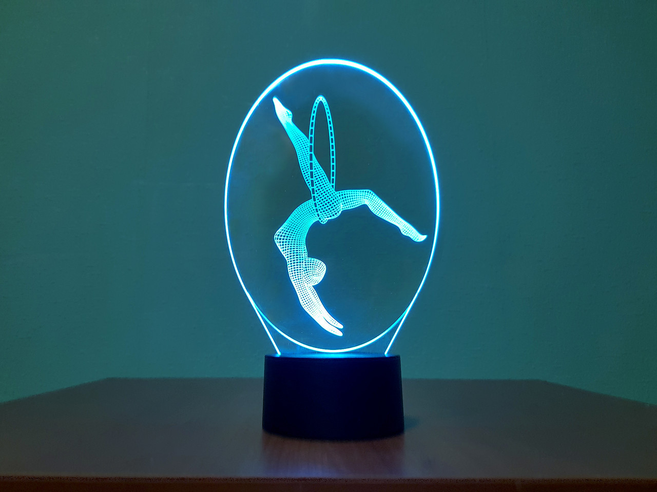 Змінна пластина для 3D-світильників "Гімнастка" 3DTOYSLAMP, фото 1