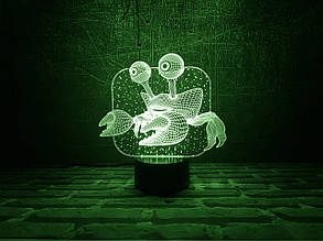Змінна пластина для 3D ламп "Корб" 3DTOYSLAMP