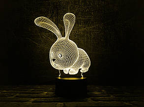 Змінна пластина для 3D ламп "Кролик" 3DTOYSLAMP