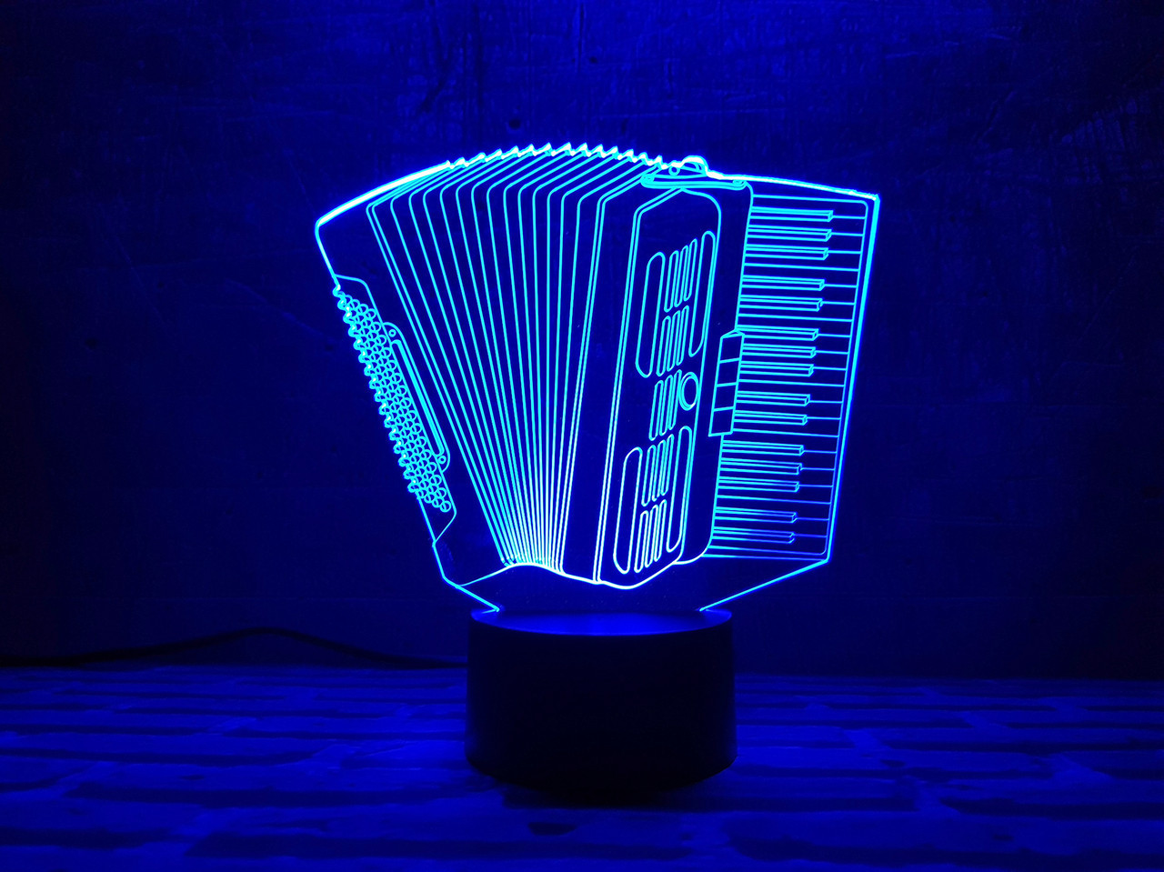 Змінна пластина для 3D-світильників "Баян" 3DTOYSLAMP, фото 1