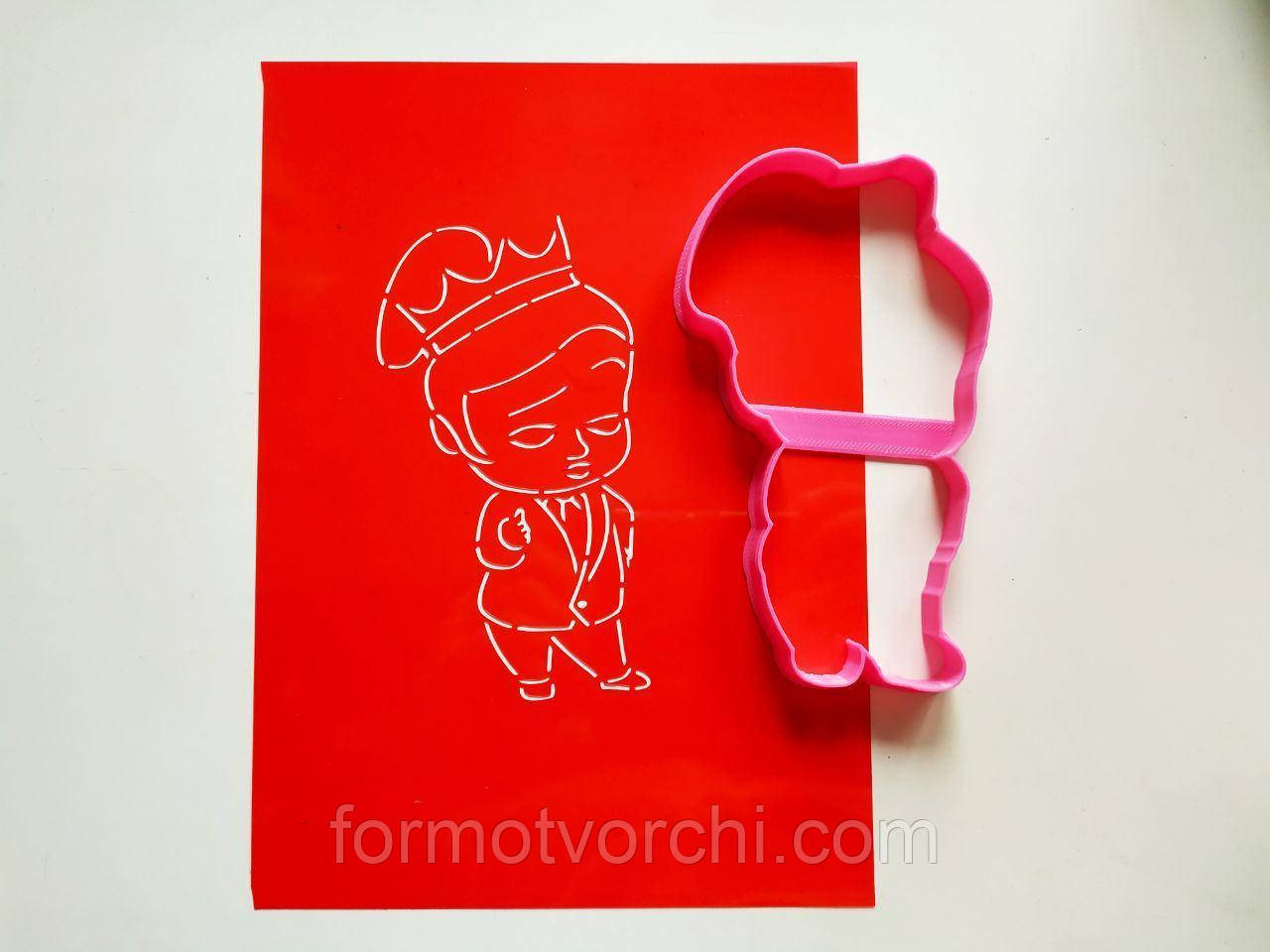 3D-формочки-вирубки для пряників "Бос — Молокосос"