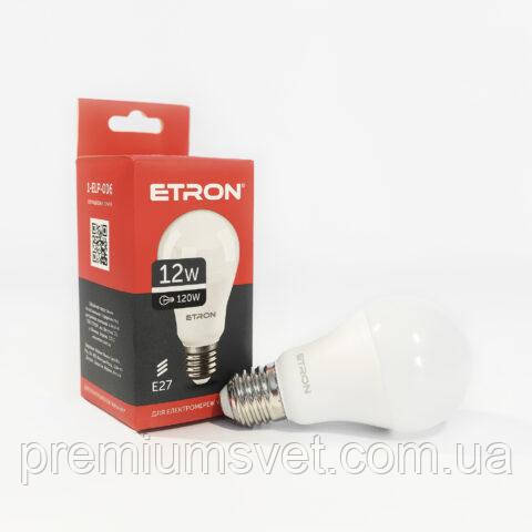 Лампа св/діод ETRON Light A60 12W 4200K E27 (1-ELP-006), фото 1