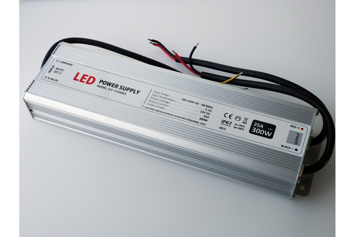 Блок живлення 300W 12V герметичний premium Jinbo