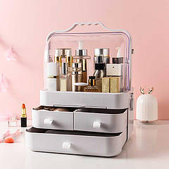 Пластиковий органайзер для косметики з ручкою YM-206