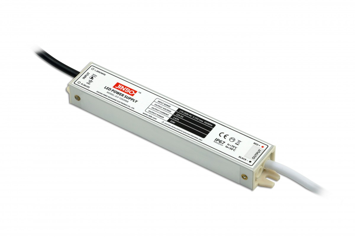 Блок живлення 12V 20W герметичний premium Jinbo