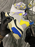 Жіночі кросівки Balenciaga Triple S Grey Yellow, кросівки баленсіага тріпл з кросівки Balenciaga Triple S, фото 6