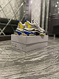 Жіночі кросівки Balenciaga Triple S Grey Yellow, кросівки баленсіага тріпл з кросівки Balenciaga Triple S, фото 8