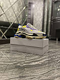 Жіночі кросівки Balenciaga Triple S Grey Yellow, кросівки баленсіага тріпл з кросівки Balenciaga Triple S, фото 7