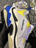 Жіночі кросівки Balenciaga Triple S Grey Yellow, кросівки баленсіага тріпл з кросівки Balenciaga Triple S, фото 5