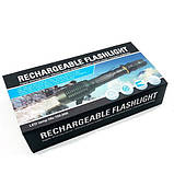 Тактичний ліхтар Bailong 2804-T6 сірий, фото 2