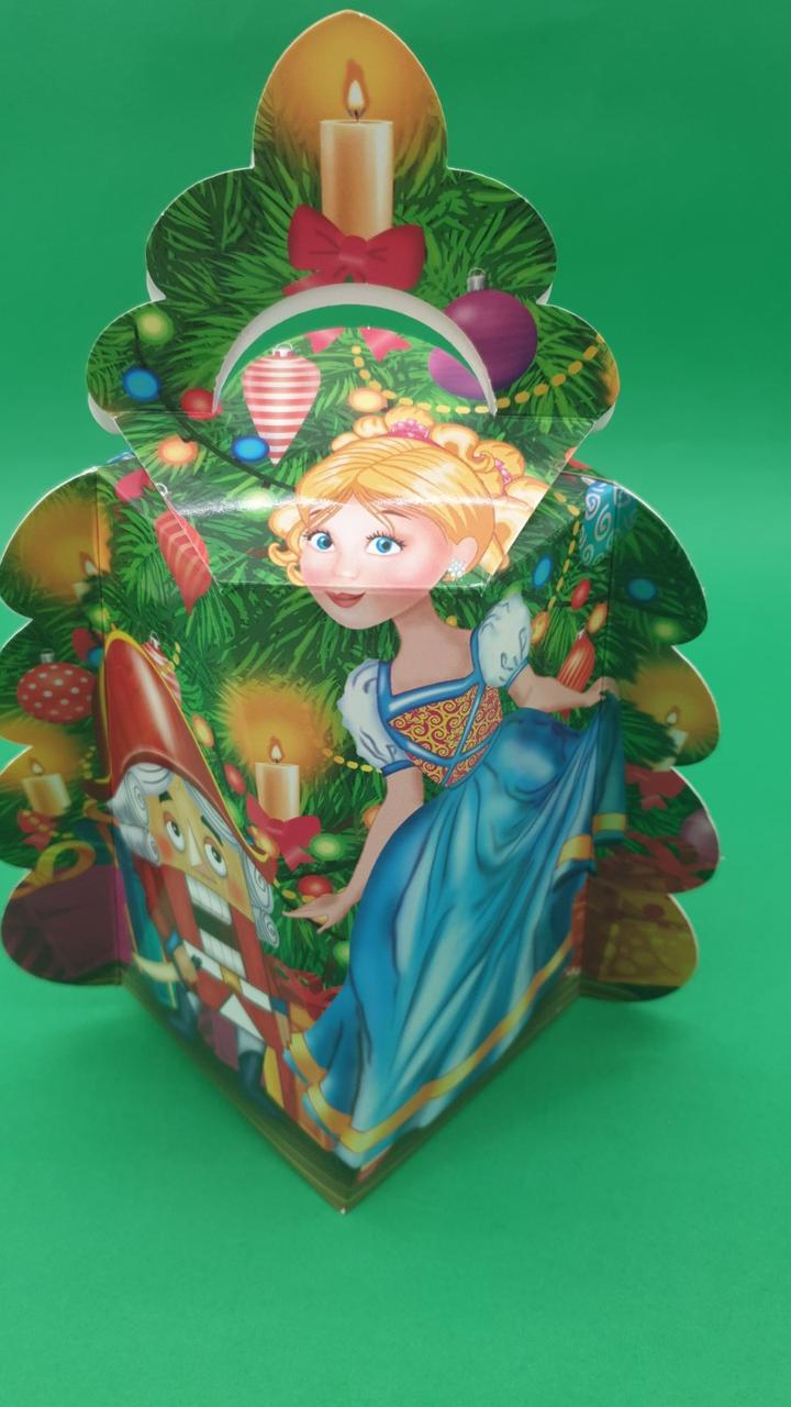 Новорічна коробка для цукерок №250 (Лускунчик ) на 700грам (25 шт), фото 1