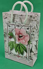 Пакет паперовий подарунковийМІНІ 8*12*3.5 арт17 (12 шт.)