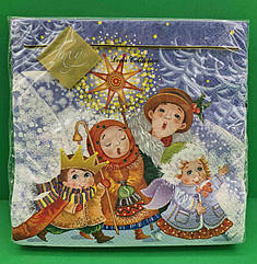 Серветка (ЗЗхЗЗ, 20шт) LuxyНГ Вечірні колядки(1229) (1 пач.)