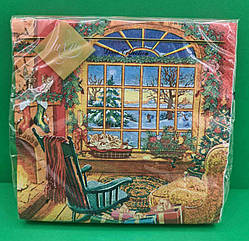 Новорічна серветка (ЗЗхЗЗ, 20шт) LuxyНГ Різдвяна атмосфера(1241) (1 пач.)