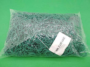 Гумки для купюр №20 ( зелена )*1,2 мм 1 кг "Plast" (1 пач.)