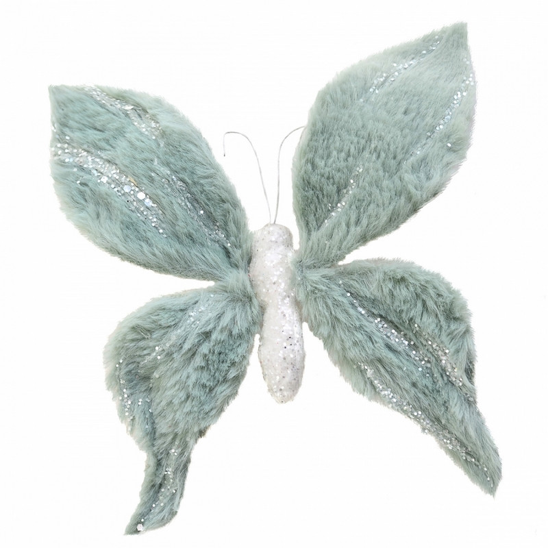 Метелик Yes! Fun пухнаста ментолова з декором, 20x20 см