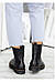 Черевики берці жіночі зимові шкіряні чорні на шнурівці, черевики жіночі зимові шкіряні від виробника, фото 6