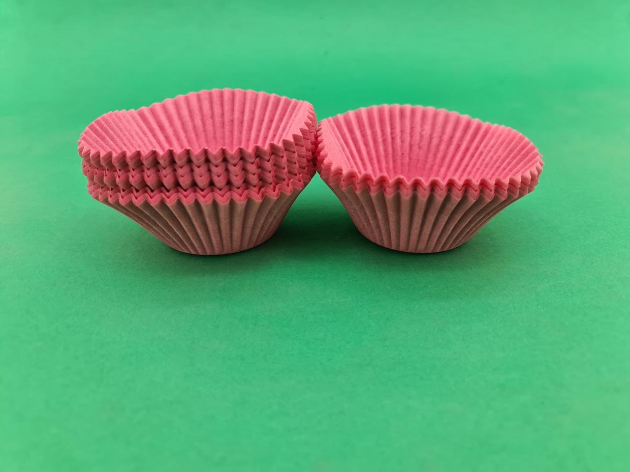 Тартолетка для чізкейк "Кругла рожева"D55 H42,5 (100шт)/140/ (1 уп.), фото 1