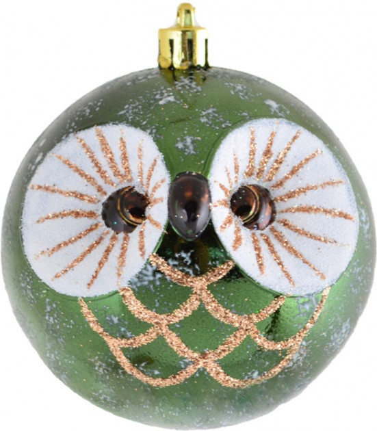 Ялинкова прикраса куля Yes Fun Сова d-8см (972918)