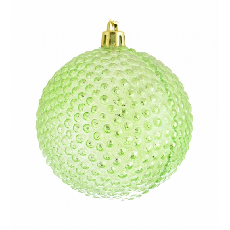 Ялинкова прикраса куля Yes Fun Їжачок d-8см зелений (972810)