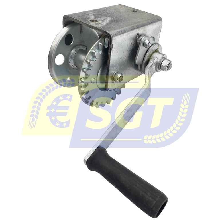 Лебідка ручна барабанна 1200LBS (540 кг) для штанги від 15 м, фото 1