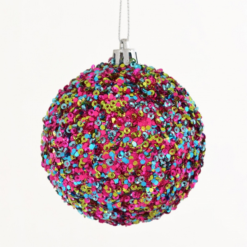 Ялинкова прикраса куля Yes Fun Бризки шампанського d-8см (973150)