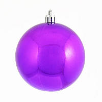 Ялинкова прикраса куля Yes Fun 8см фіолетовий (973191)