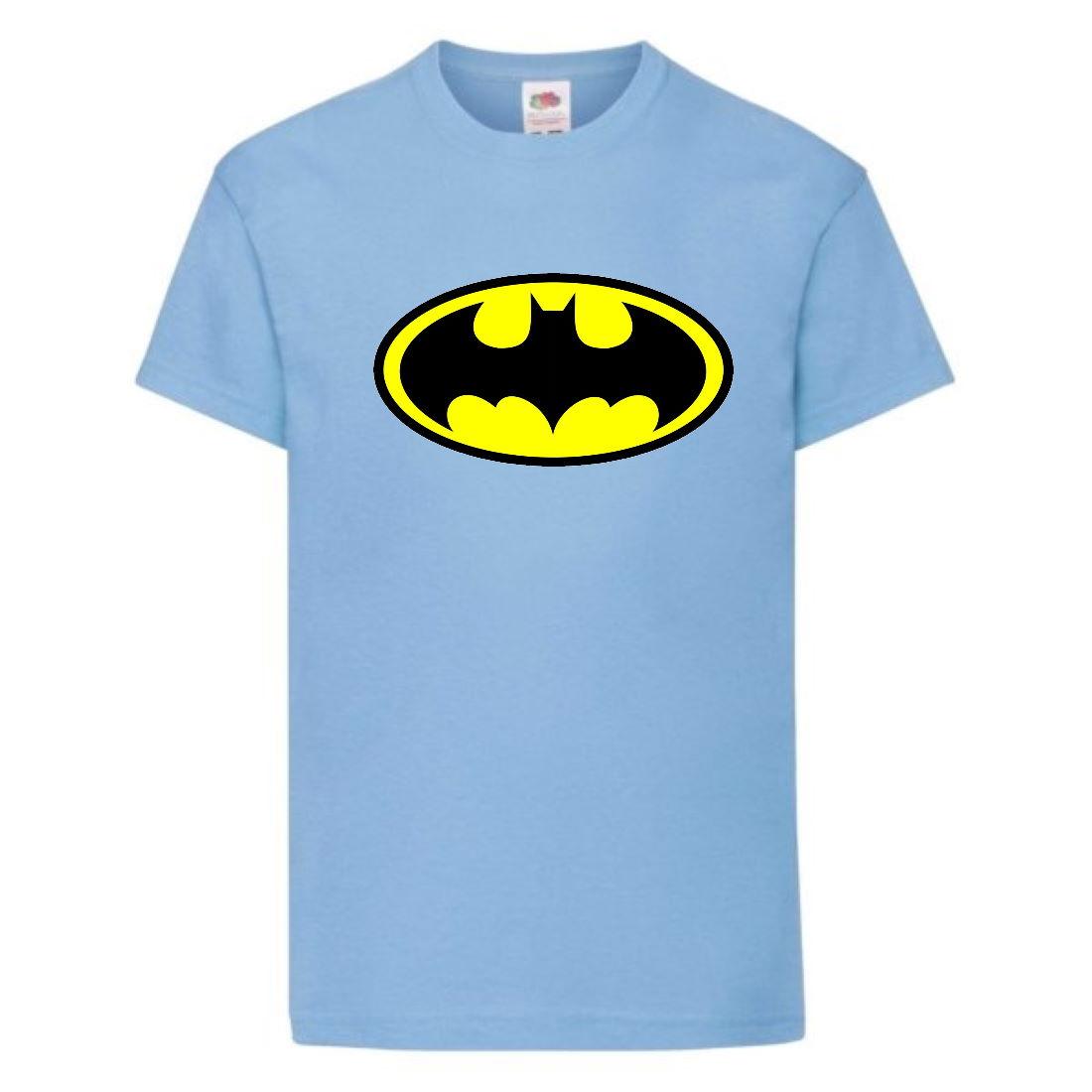 Футболка Бэтмен (Batman ) светло голубая