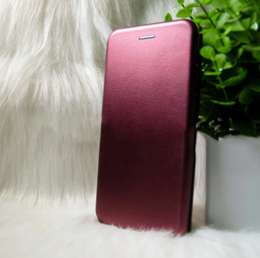 Чохол-книжка Nokia 7+ "Elite Case" Бордовий (bordo)