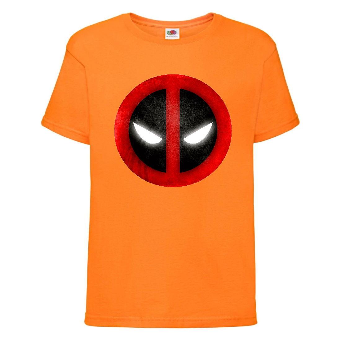 Футболка Дедпул (Deadpool) оранжева