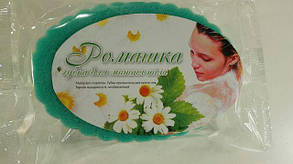 Поролонова Губка Ромашка з масажним шаром(МАЛЕНЬКА) (1 пач.)