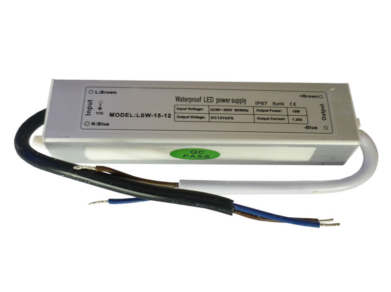 Блок живлення 15W 12V герметичний