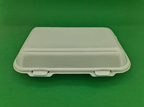 Ланчбокс зі спіненого полістиролу з кришкою (246*150*60) білий HP-10 (250 шт)