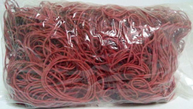 Гумка для купюр No70 ( червона)*1,5 мм 1 кг "Plast" (1 пачка), фото 1