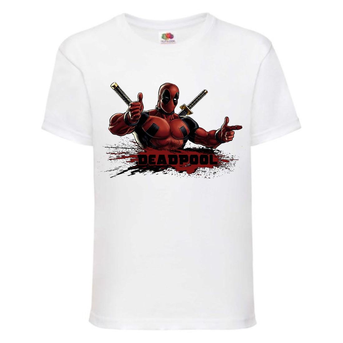 Футболка Дедпул (Deadpool-004) біла