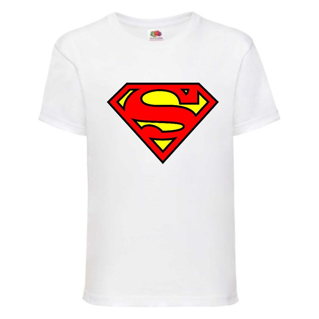 Футболка Супермен (Supermen-001) белая
