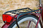 Велосипед жіночий міський VANESSA 28 Red  з кошиком Польща, фото 4