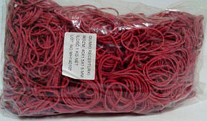 Фиксирующая Резинка №40 ( красная )*1,5мм 1 кг "Plast" (1 пач)