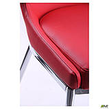 Стілець АМФ Каталонія База хром/Червоний, фото 7