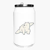 Термокружка Вся правда про ведмедів We Bare Bears термобанка з нержавіючої сталі з принтом