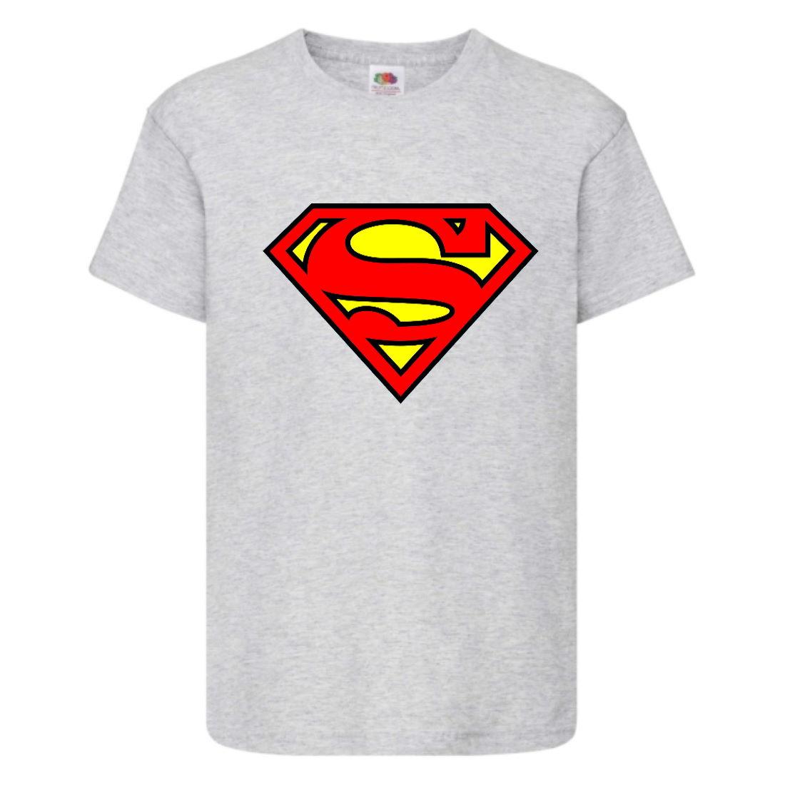 Футболка Супермен (Supermen-001) сіра