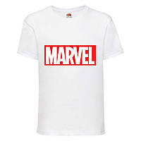 Футболка Марвел (Marvel-001) белая