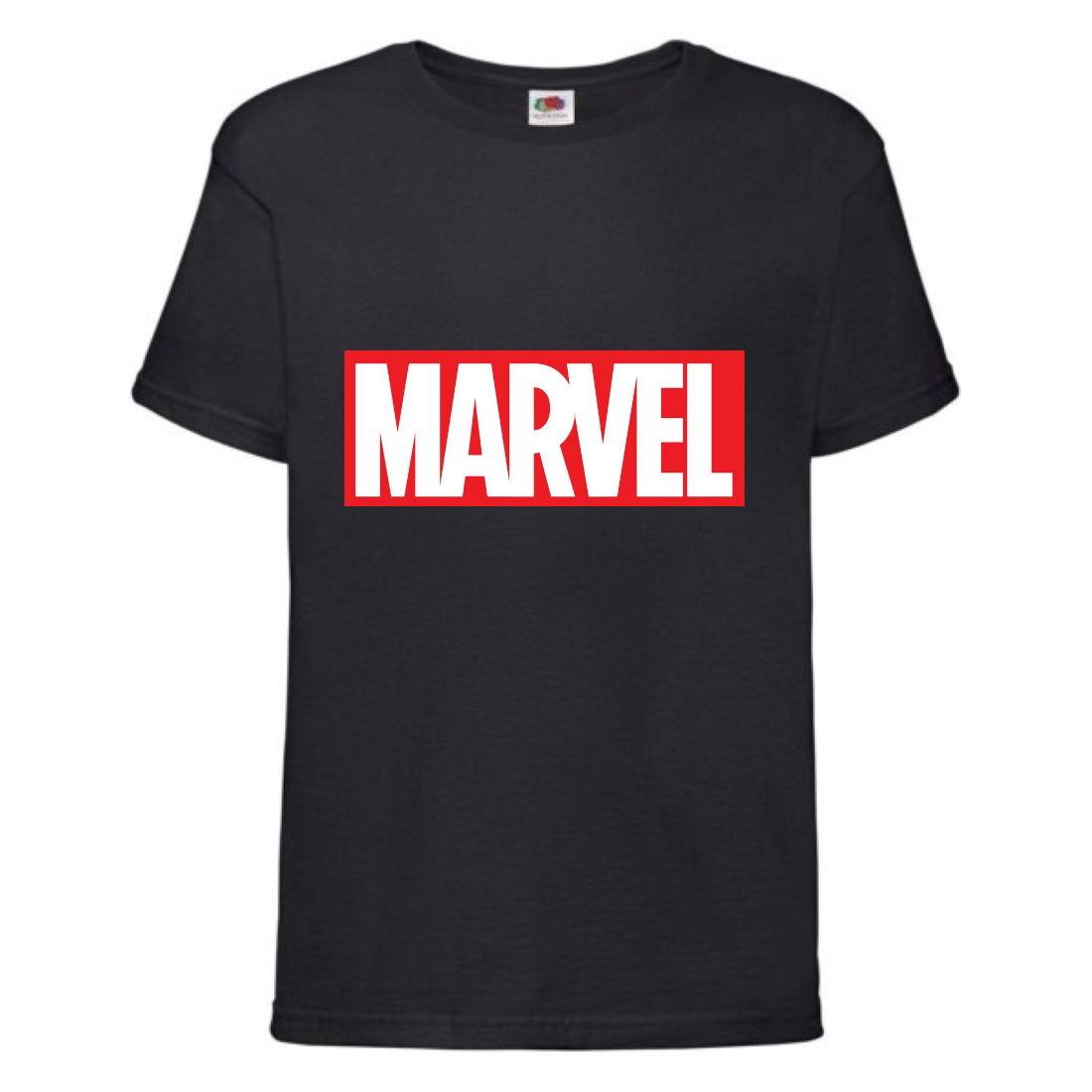 Футболка Марвел (Marvel-001) чорна