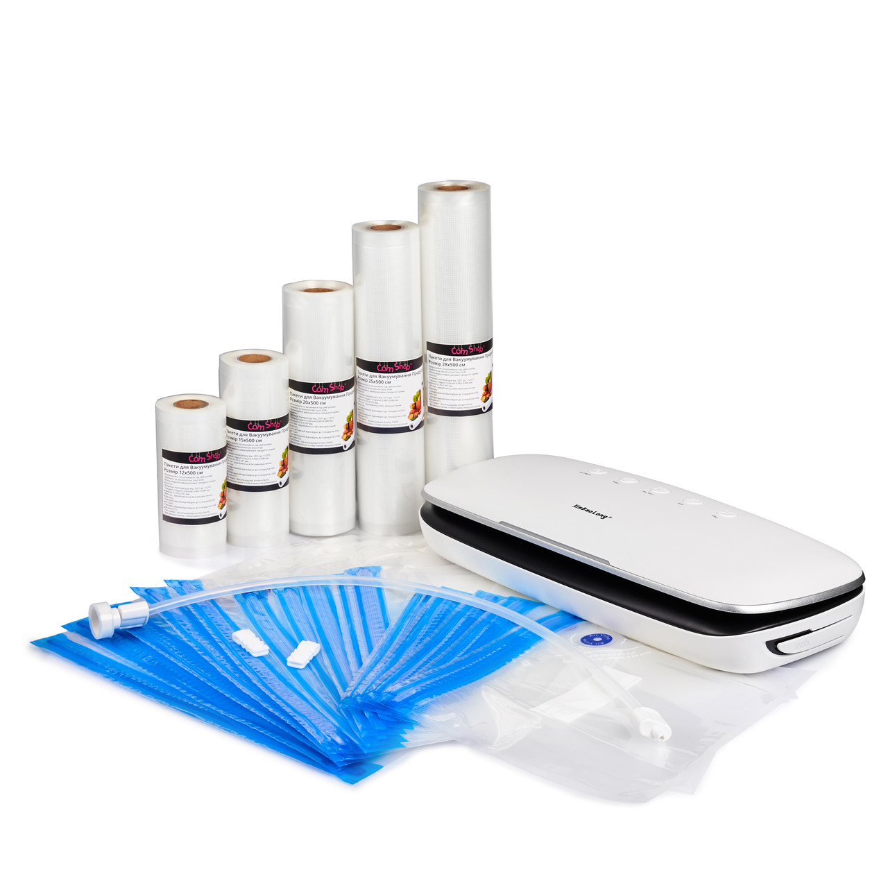 🔥 ВАКУУМАТОР (Сухой и Влажный Режимы) 🎁 Комплект 5 Рулонов