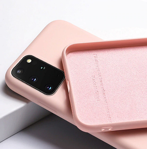 Чохол Silicone Case Full для Xiaomi mi 10 lite Pink