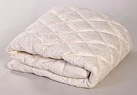 Теплое одеяло полуторное 150*210 (микрофибра/холлофайбер) стёганое куб (4808)