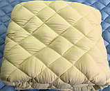 Тепла ковдра полуторна 150*210 (мікрофібра/холофайбер) стьобана куб (4808), фото 2