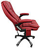 Крісло офісне Bonro О-8025. Колір бордовий., фото 5